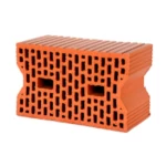 طوب احمر  حامل  شركة اليمامة   مقاومة الضغط 202 كغم/سم2  مقاس 40×25×20   سم 